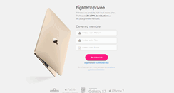 Desktop Screenshot of hightechprivee.com