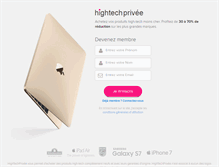 Tablet Screenshot of hightechprivee.com